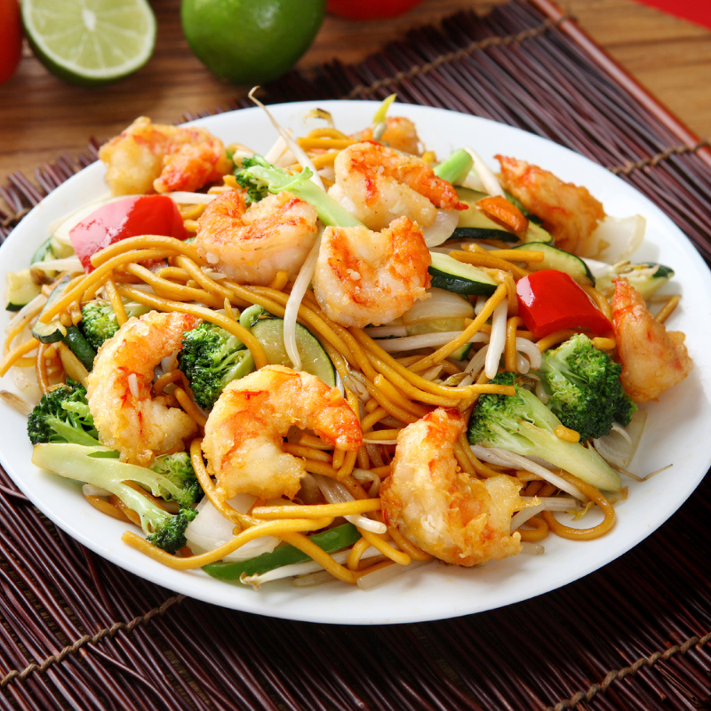 King Prawn Chow Mein – Rough & Ready Whole Foods