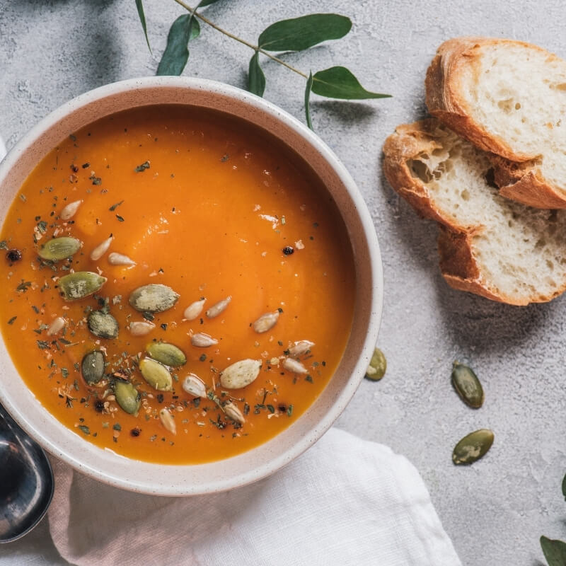 Spiced Pumpkin & Lentil Soup Recipe | Rough & Ready Whole Foods