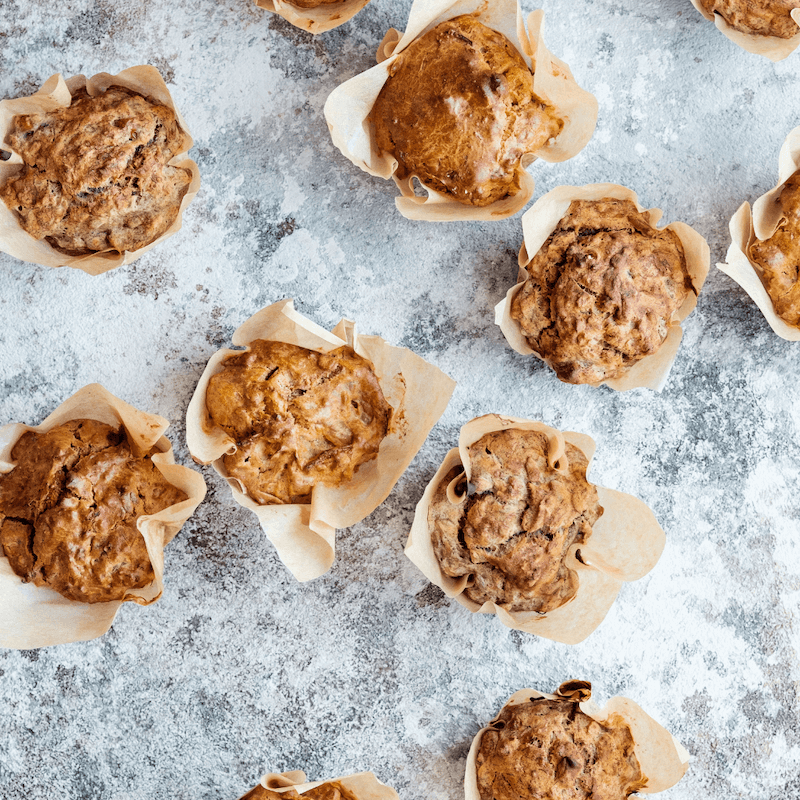 Walnut, Fig & Choc Chip Muffins Recipe | Rough & Ready Whole Foods