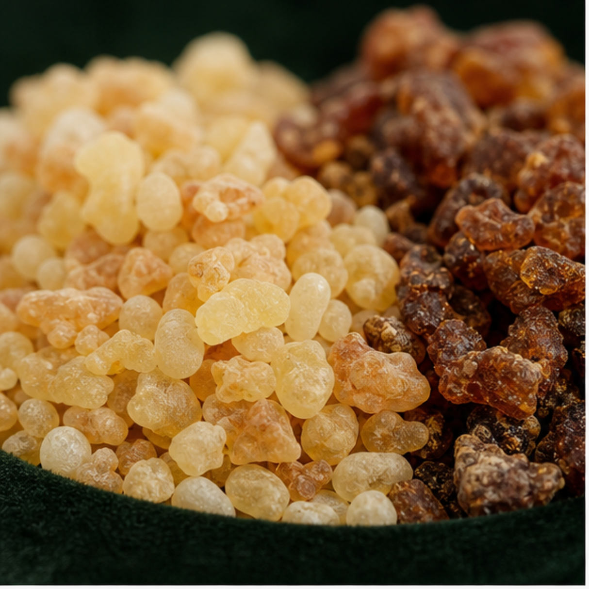 Hambleden Frankincense and Myrrh Incense ingredient close-up