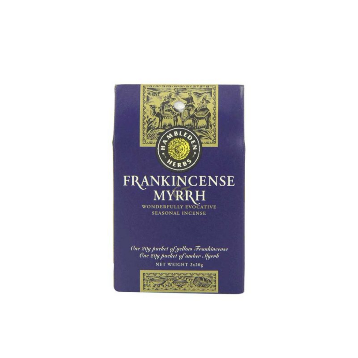 Hambleden Frankincense and Myrrh Incense authentic supplier pack