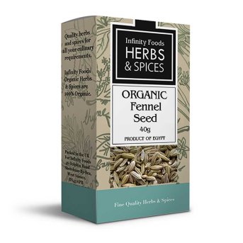 Infinity Foods Organic Fennel Seeds authentic pack