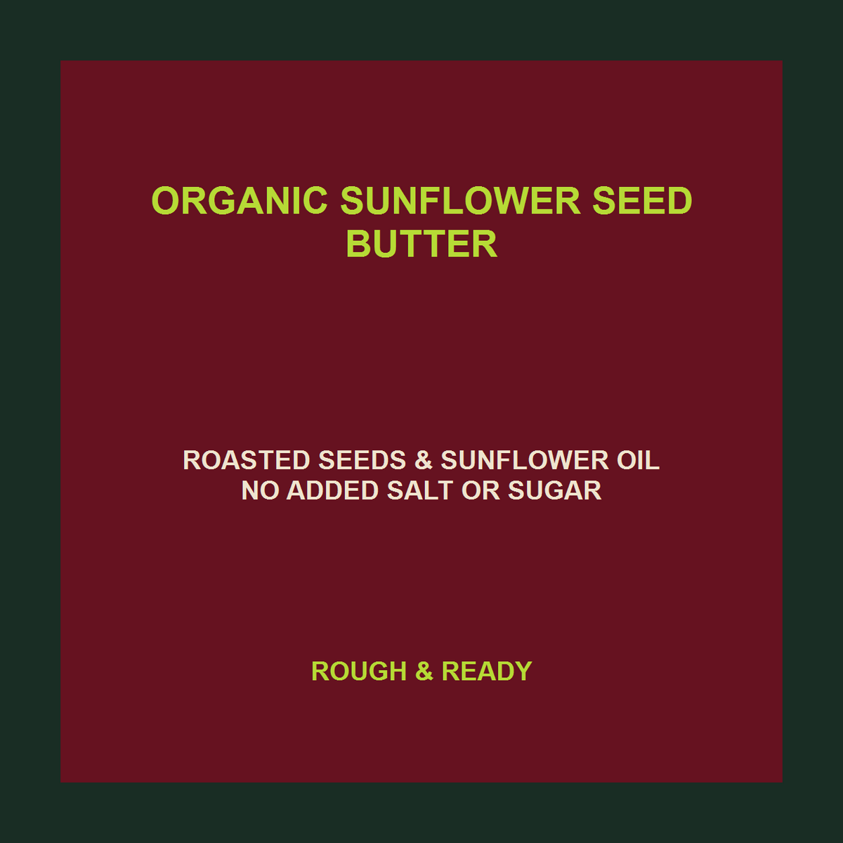 Carley's Organic Sunflower Seed Butter exact product facts