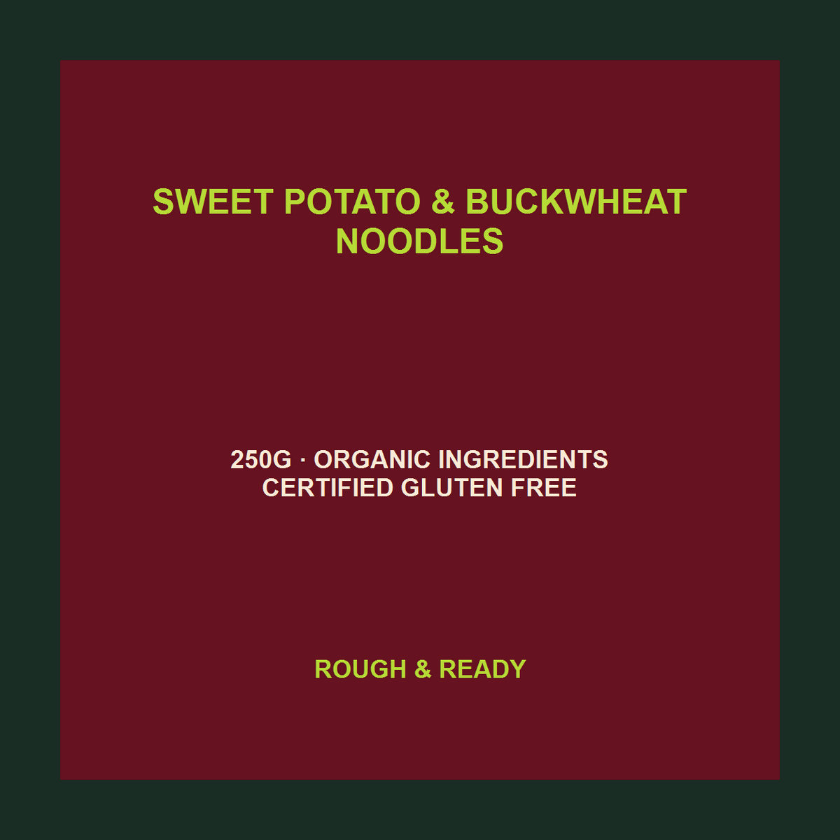 King Soba Organic Sweet Potato Buckwheat Noodles exact product facts