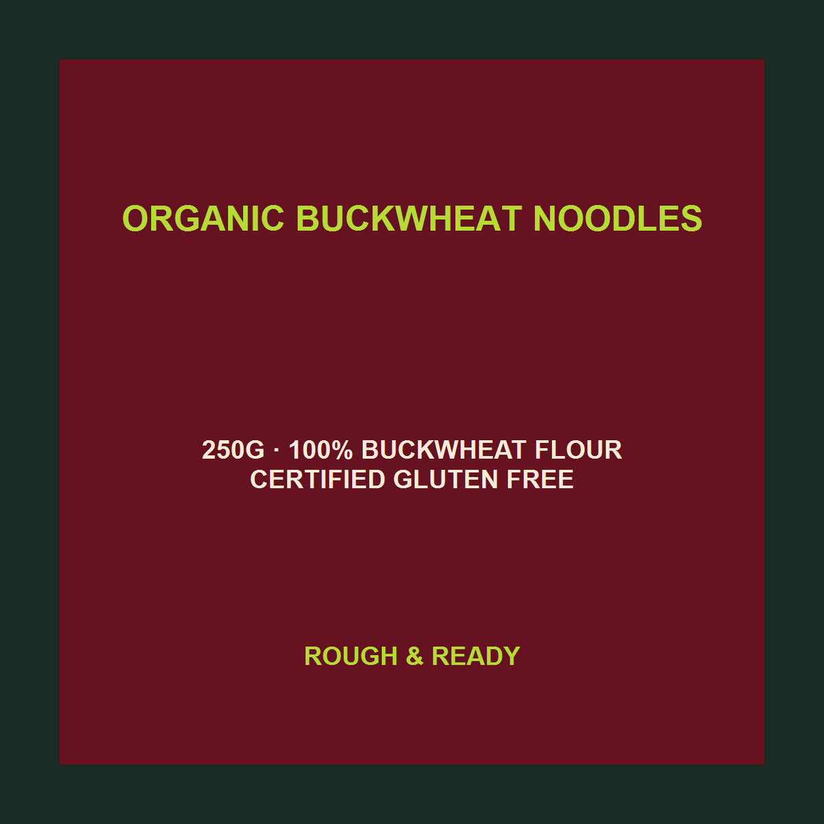 King Soba Organic Buckwheat Noodles exact product facts