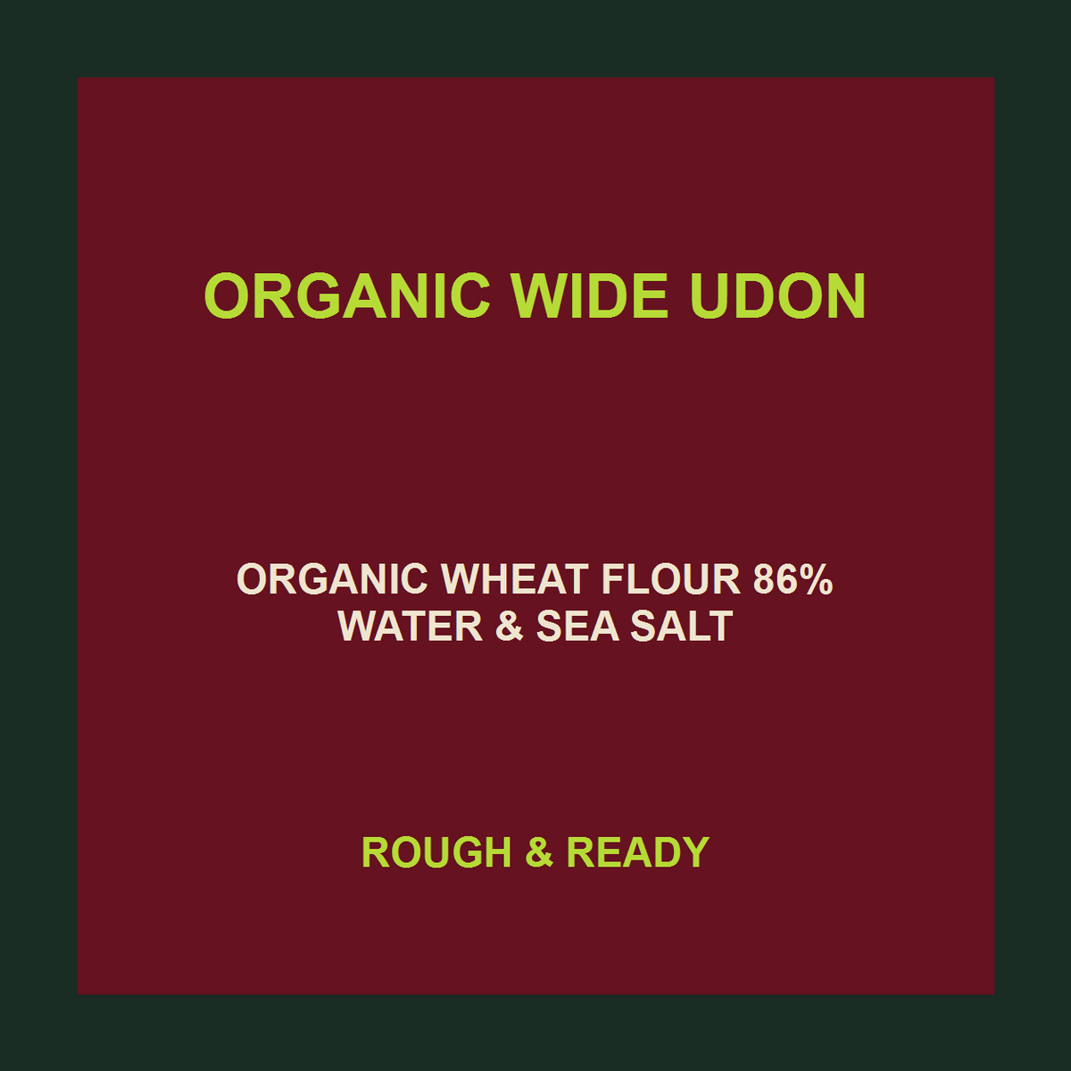 Clearspring Organic Wide Udon Noodles product facts