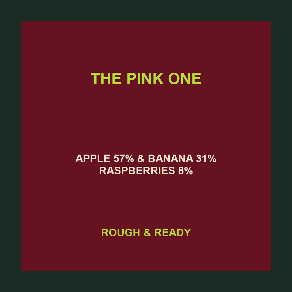Ella's Kitchen The Pink One Fruit Smoothie product facts