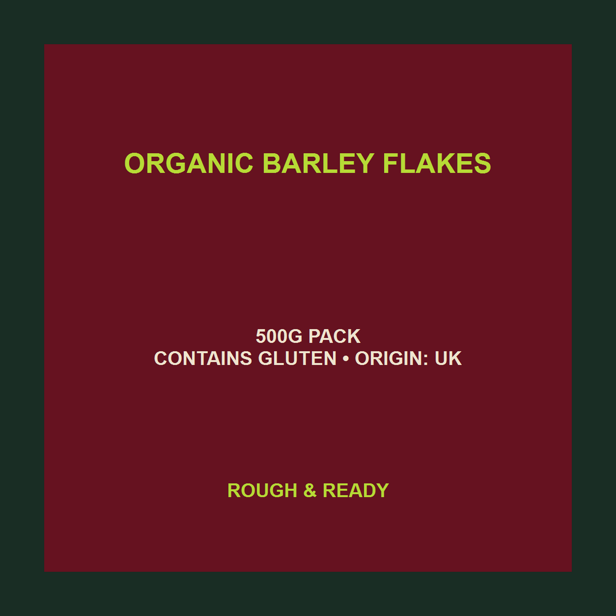 Infinity Foods Organic Barley Flakes exact product facts