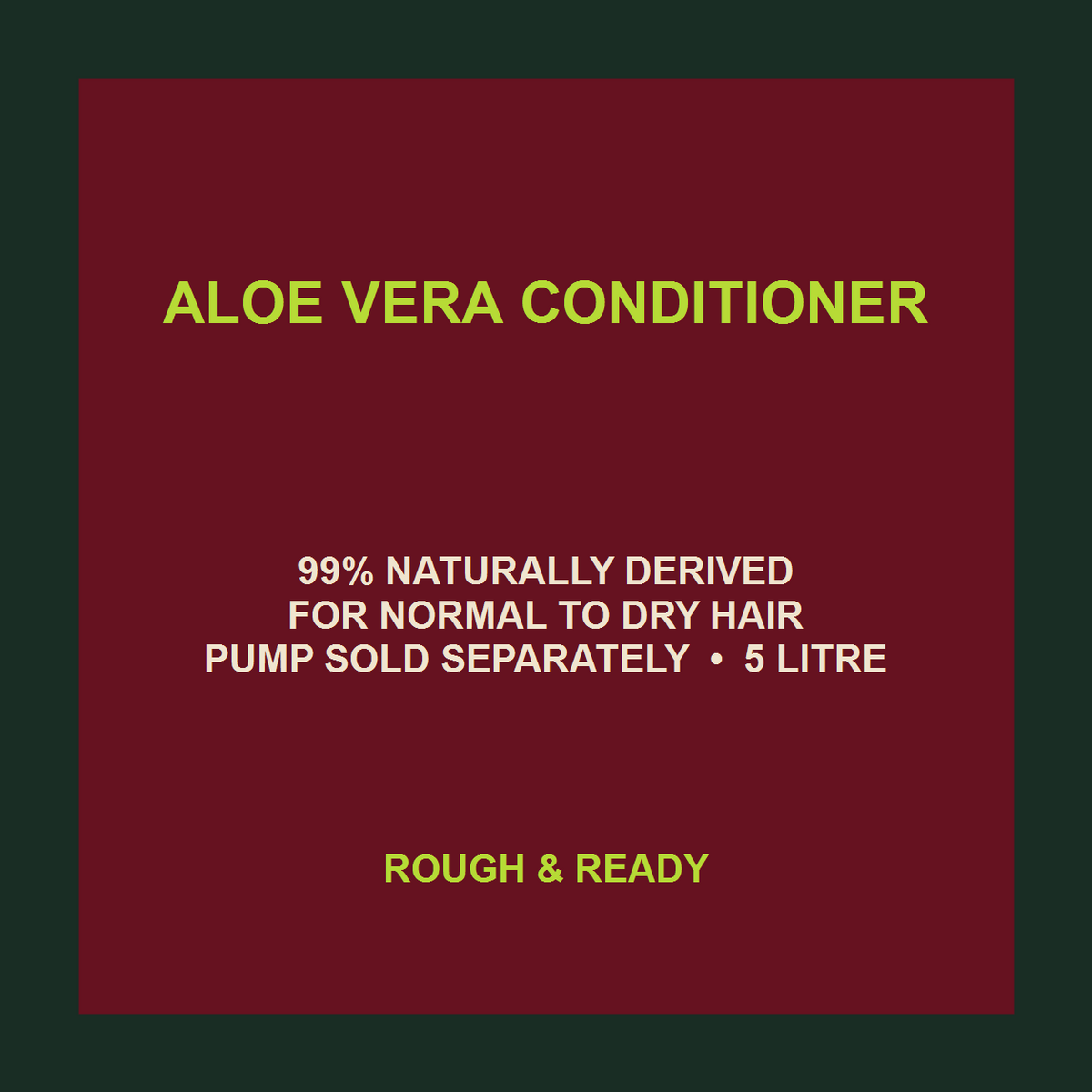 Aloe vera conditioner facts