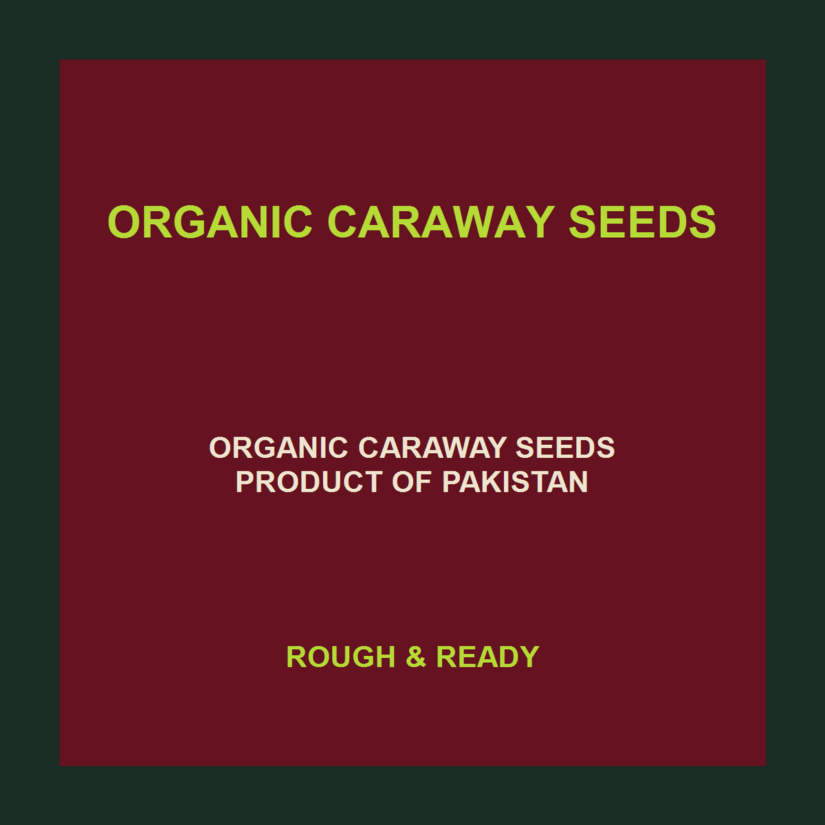 Infinity Foods Organic Caraway Seeds product facts
