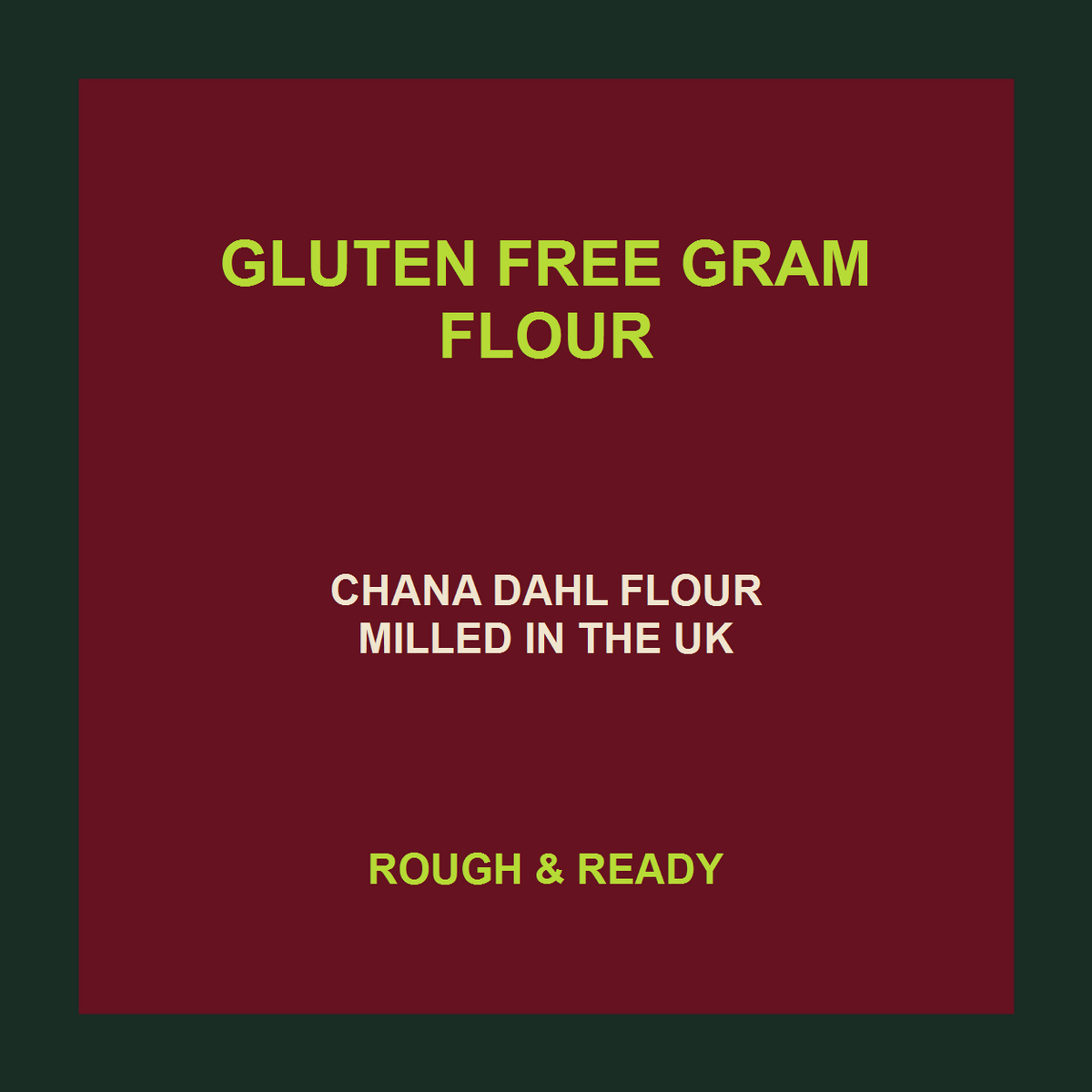 Freee Gluten Free Gram Flour product facts