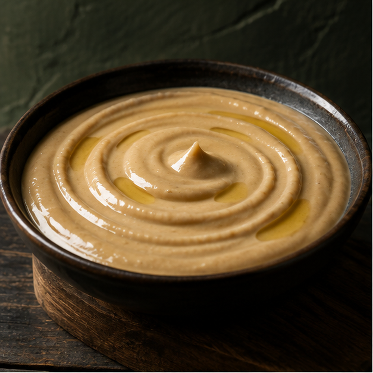 Whole tahini serving suggestion