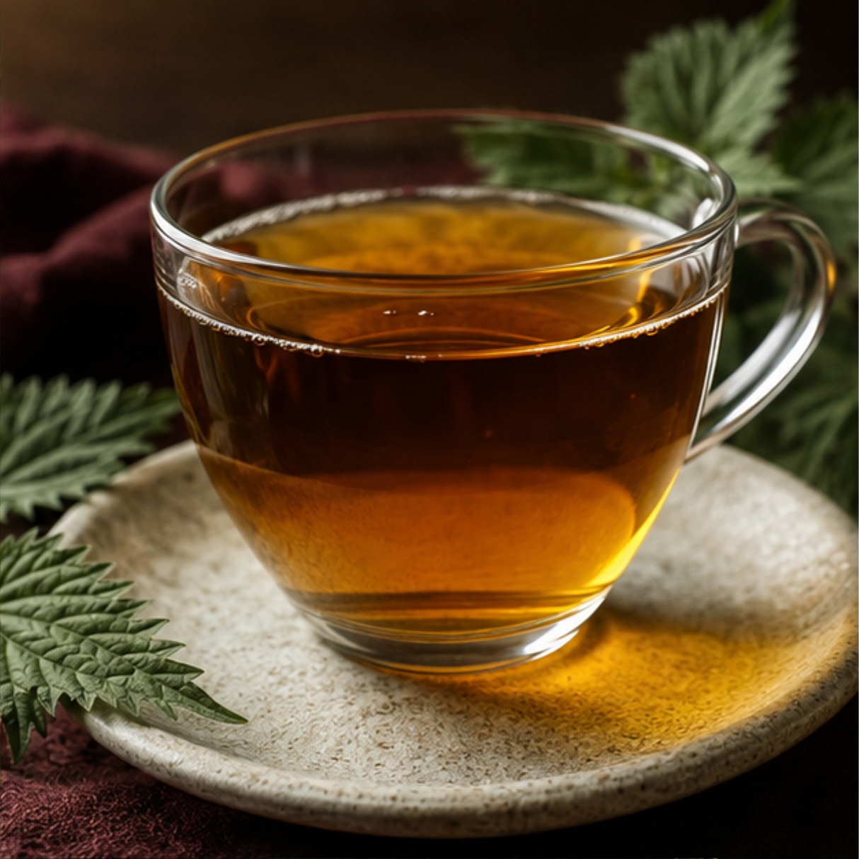 Clipper Organic Nettle Tea serving suggestion