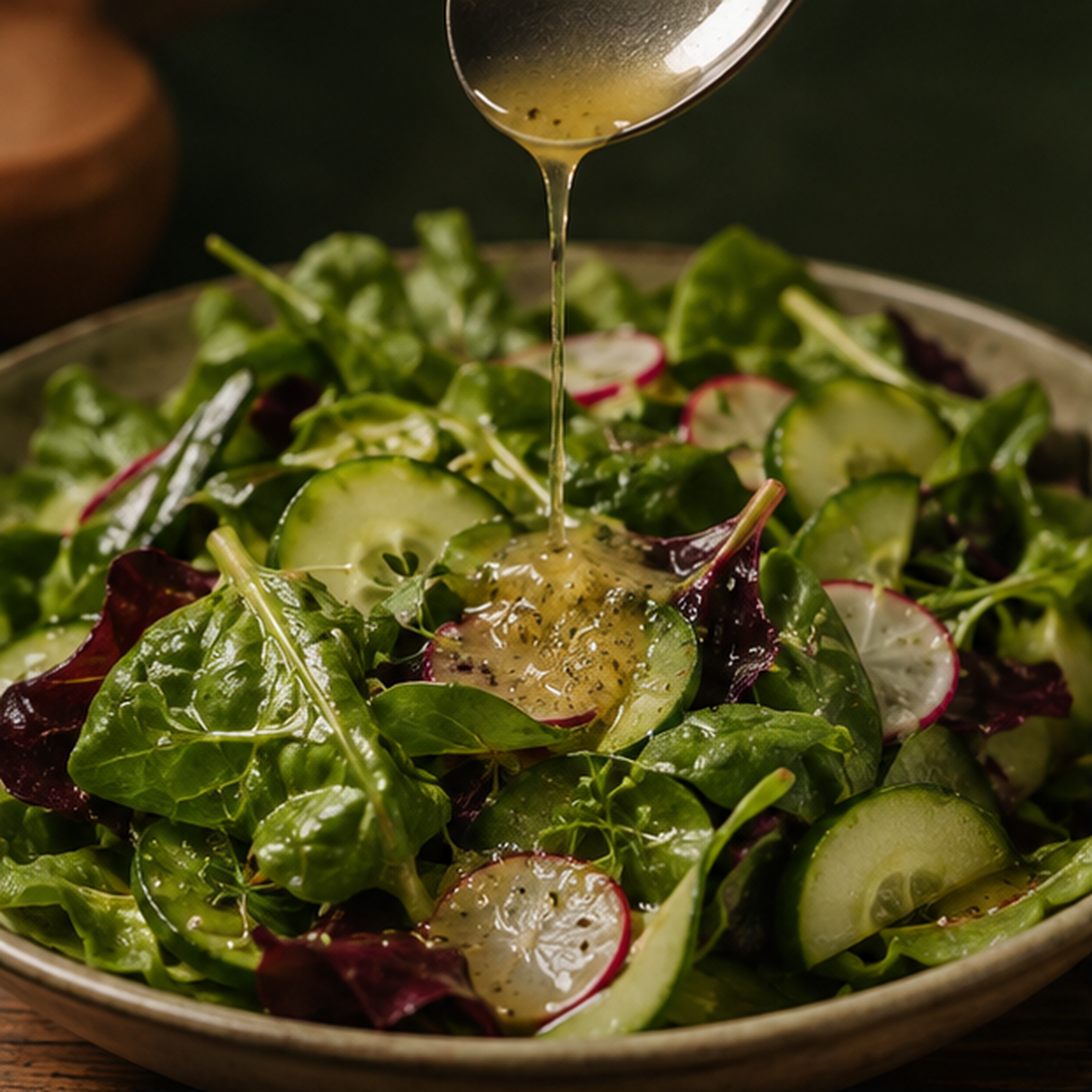 White wine vinegar serving suggestion