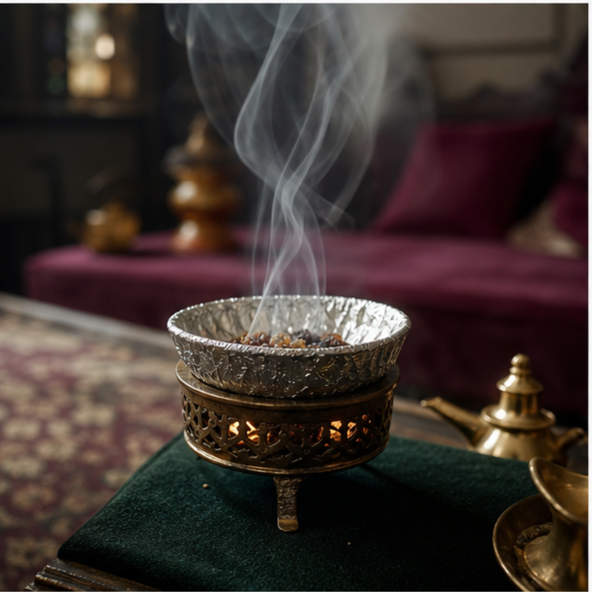 Hambleden Frankincense and Myrrh Incense practical use