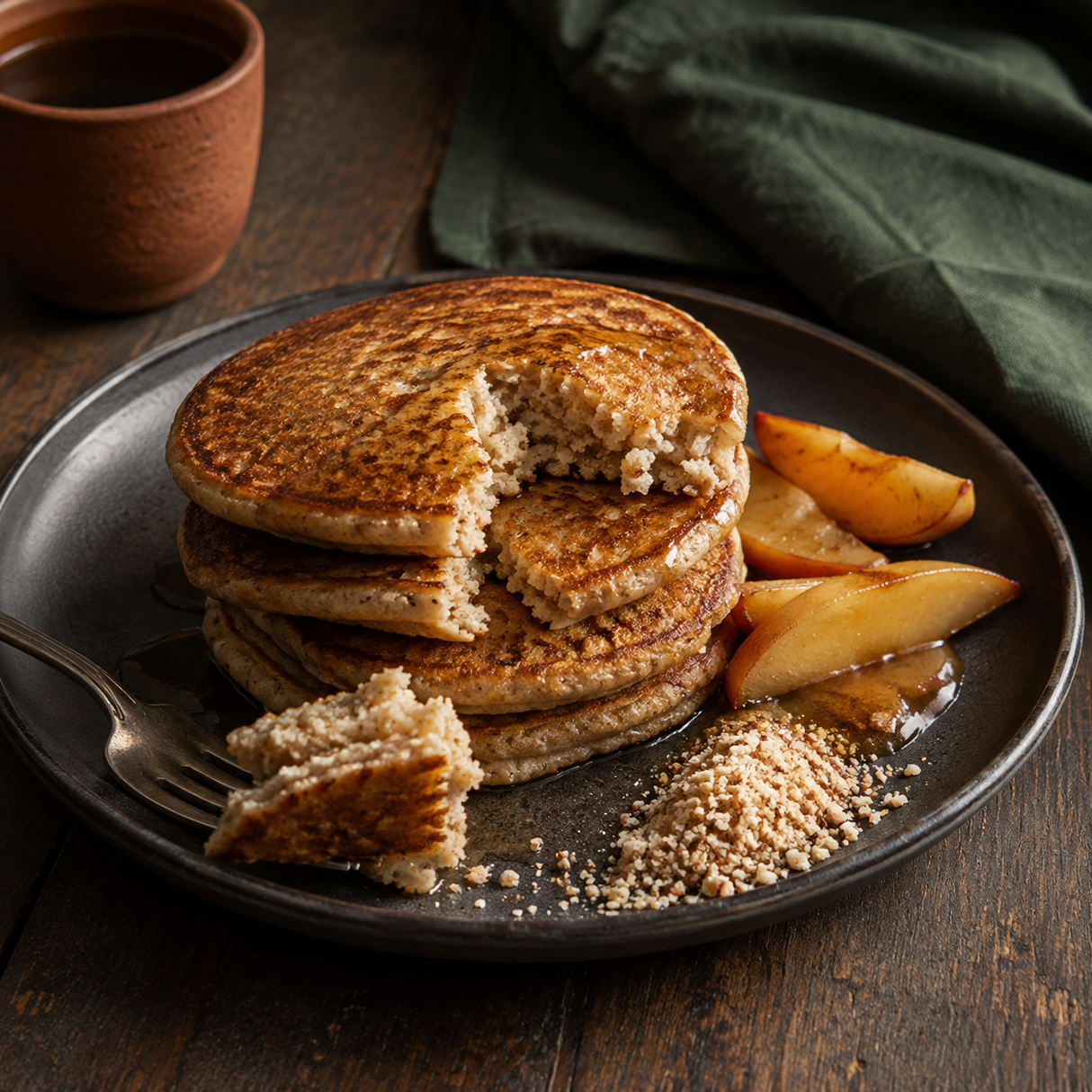 Coarse Almond Meal – pancake recipe