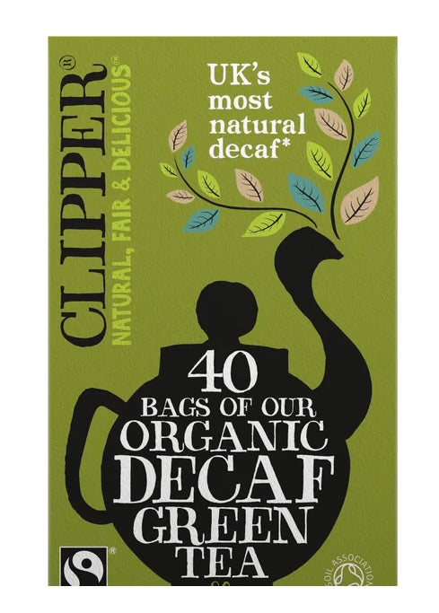 Clipper Organic Decaf Green Tea Bags