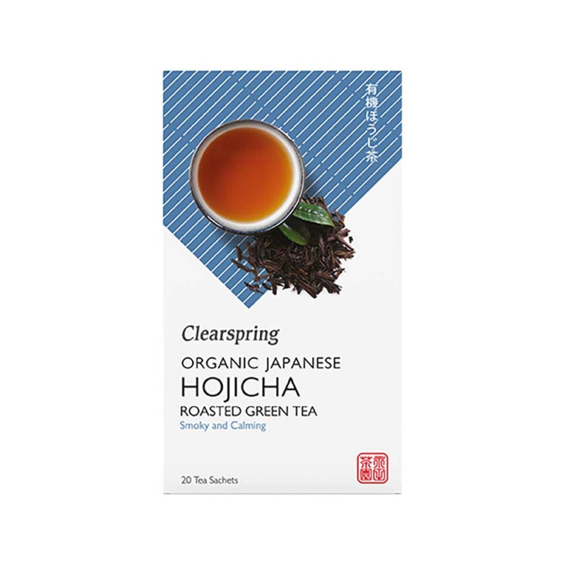 Clearspring Organic Hojicha Roasted Green Tea Bags (20 Bags)