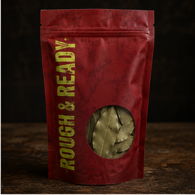 Rough & Ready pouch with bay leaf window