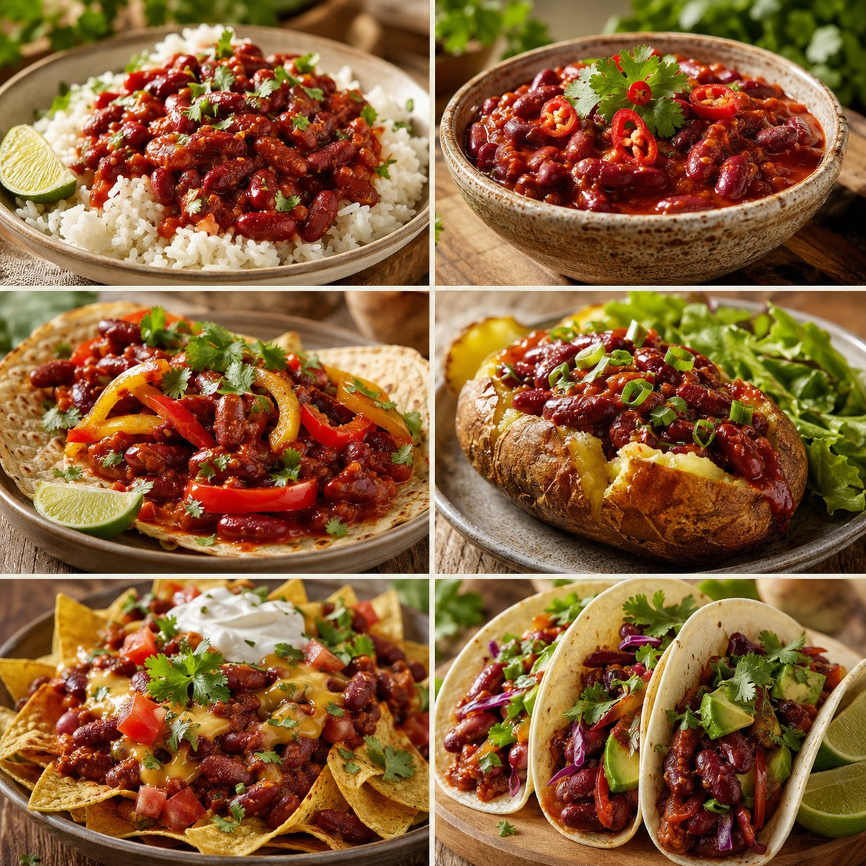 Biona Organic Kidney Beans in Chilli Sauce — six serving ideas