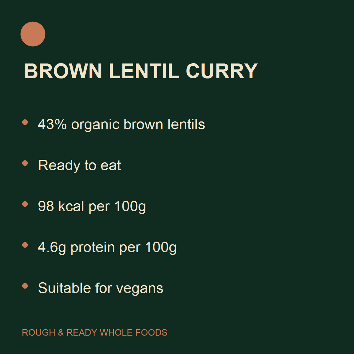Biona Brown Lentil Curry benefits