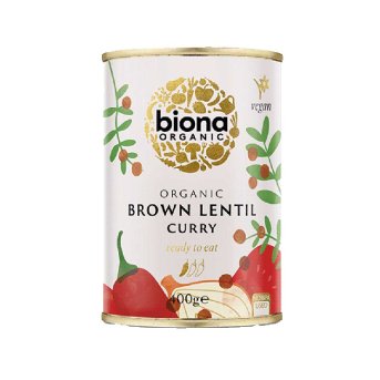 Biona Organic Brown Lentil Curry pack