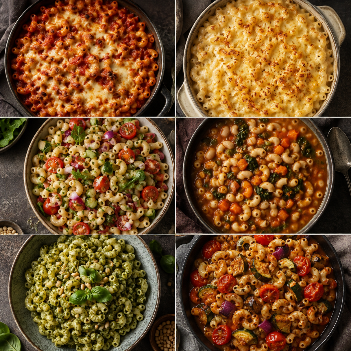 Biona Organic Wholewheat Macaroni — six serving ideas