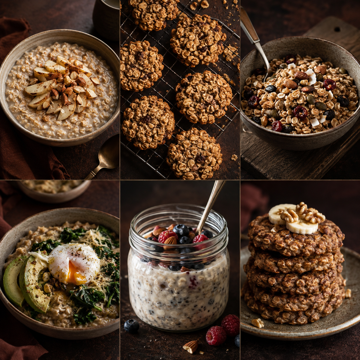 Six ways to enjoy Infinity Foods organic rolled oatflakes