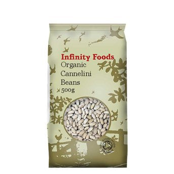Infinity Foods Organic Cannellini Beans authentic pack