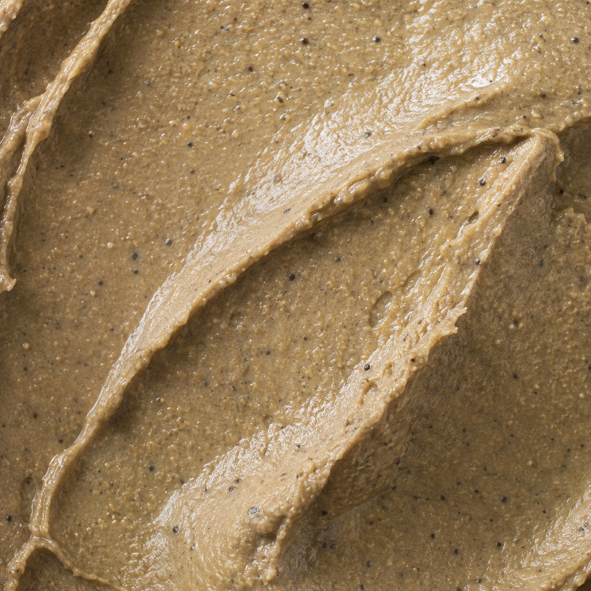 Raw mixed seed butter extreme close-up