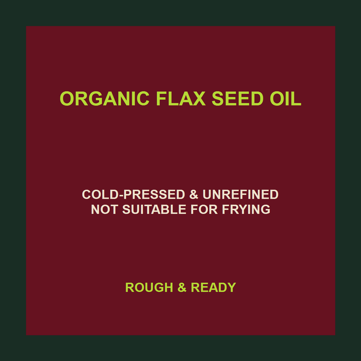 Clearspring Organic Flax Seed Oil — product facts