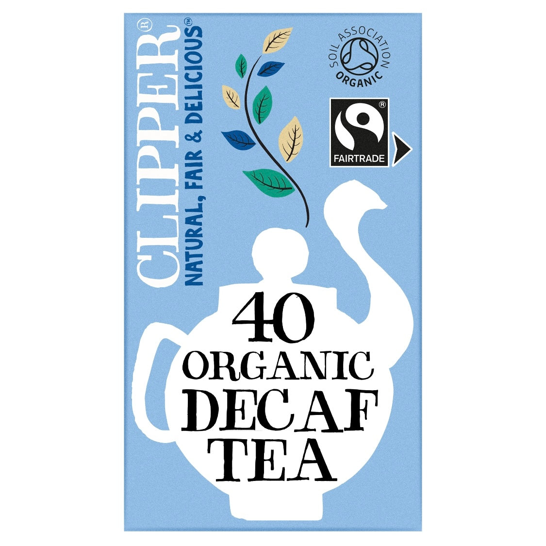 Clipper Organic Decaf Tea Bags pack