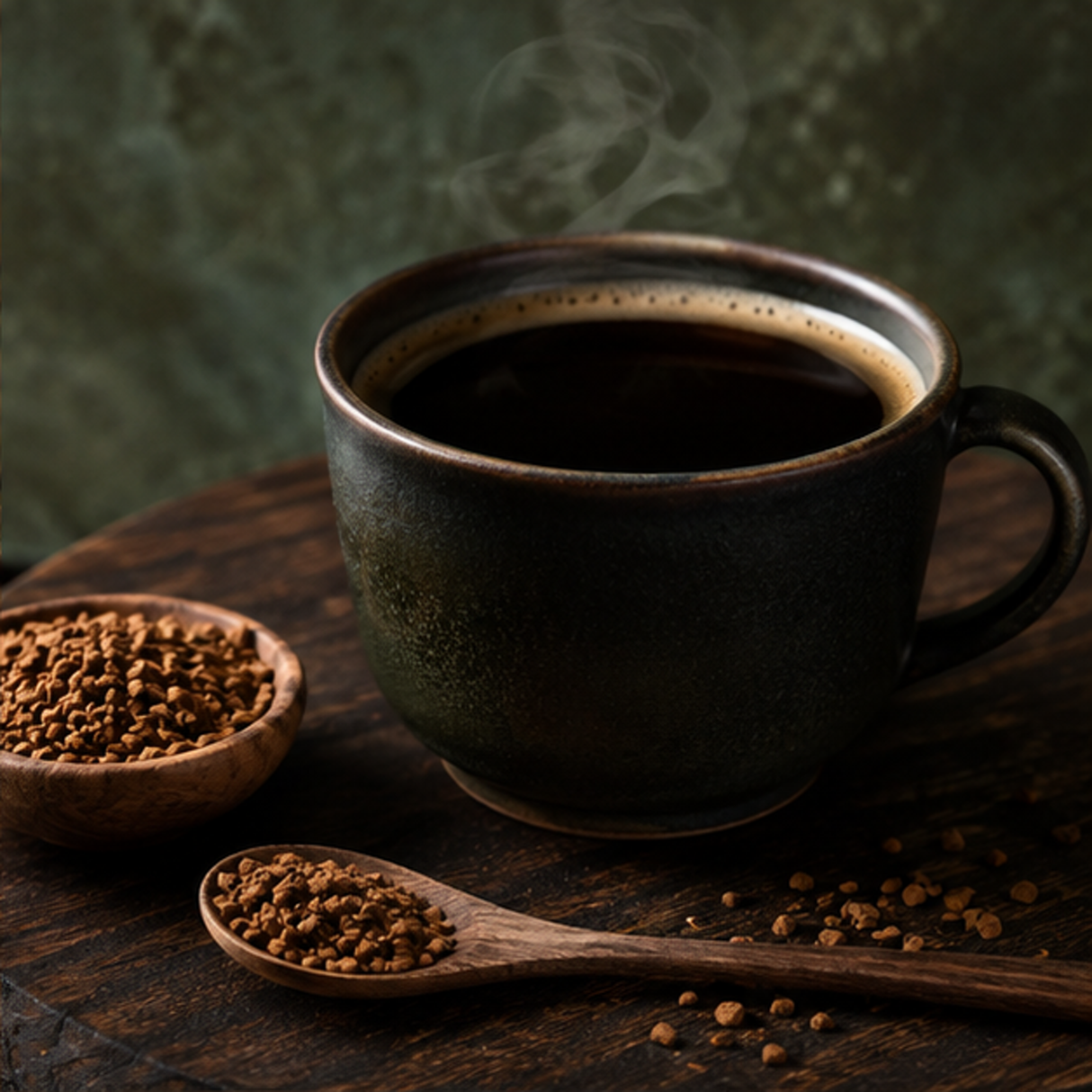 Clipper Organic House Blend Instant Coffee — natural serving suggestion