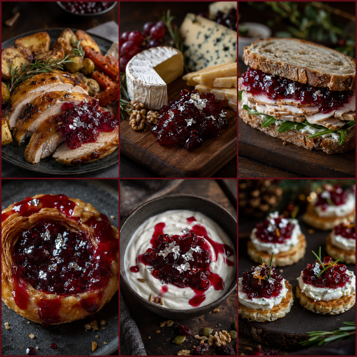 Six ways to serve Cranberry Silver Jelly