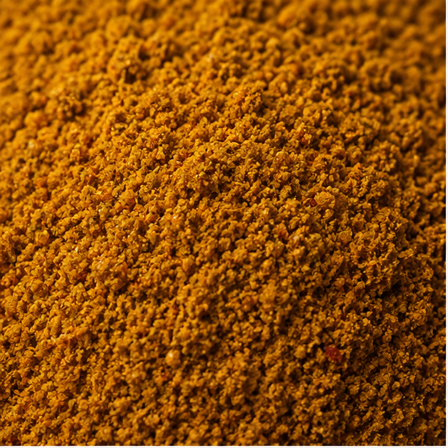 Medium curry powder extreme close-up