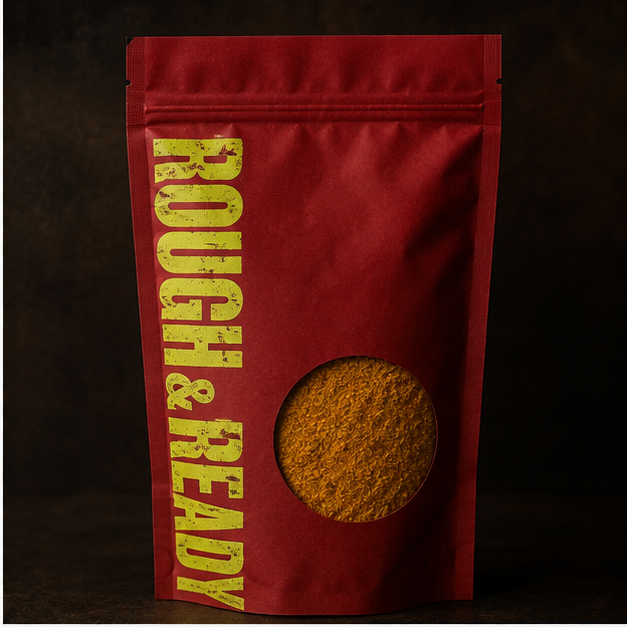 Rough & Ready pouch with curry powder window