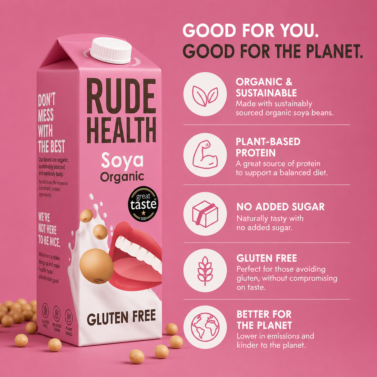 Rude Health Organic Soya Drink