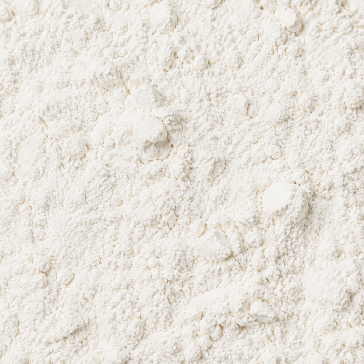 Extreme close-up of organic plain white flour