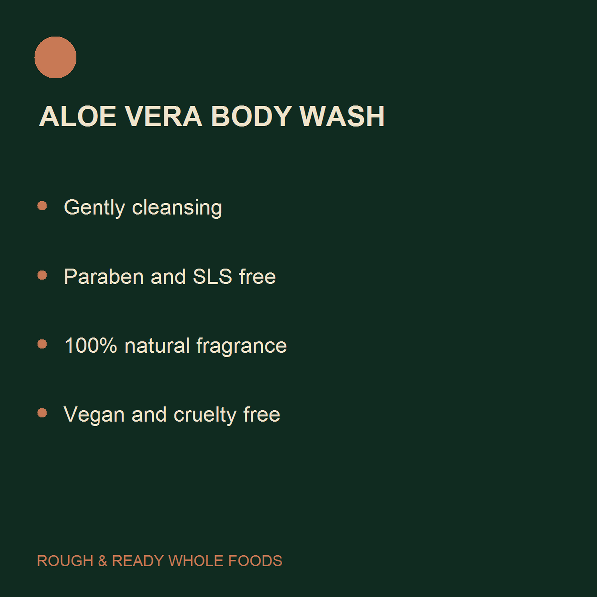 Aloe Vera Body Wash product facts