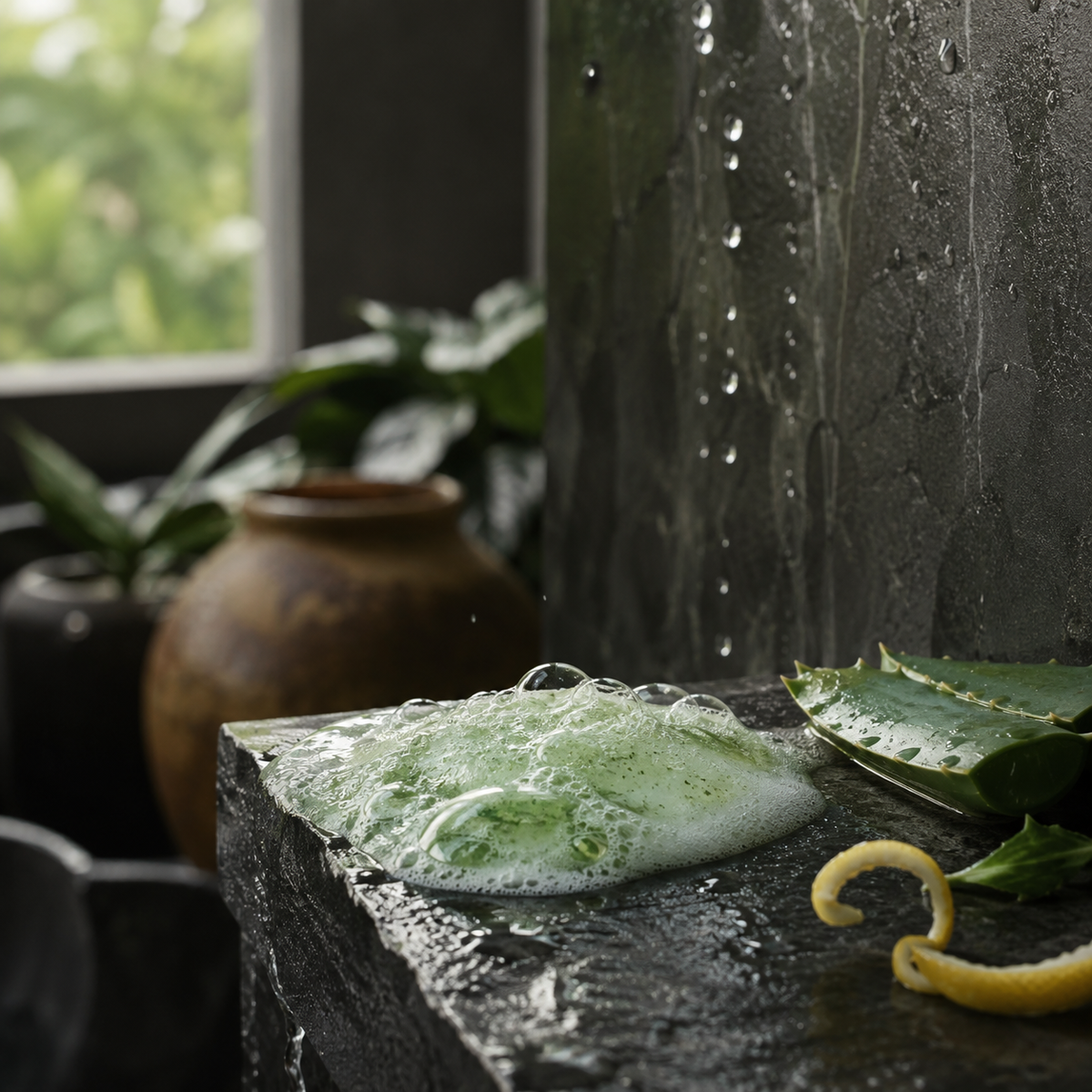 Aloe Vera Body Wash shower lifestyle