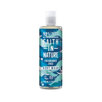 Authentic Faith in Nature Fragrance Free Body Wash bottle