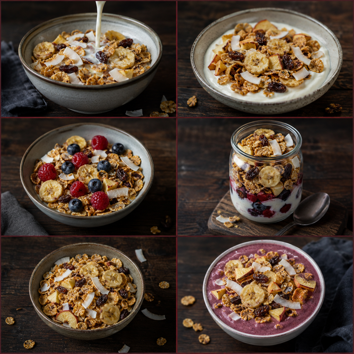 Six ways to enjoy fruit and fibre flakes