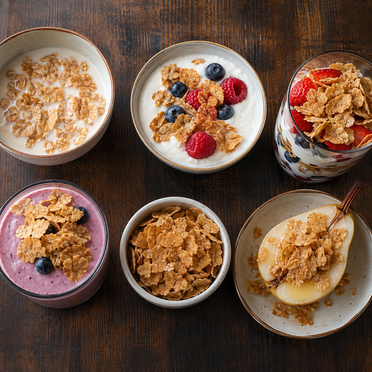 Six ways to enjoy organic fibre flakes