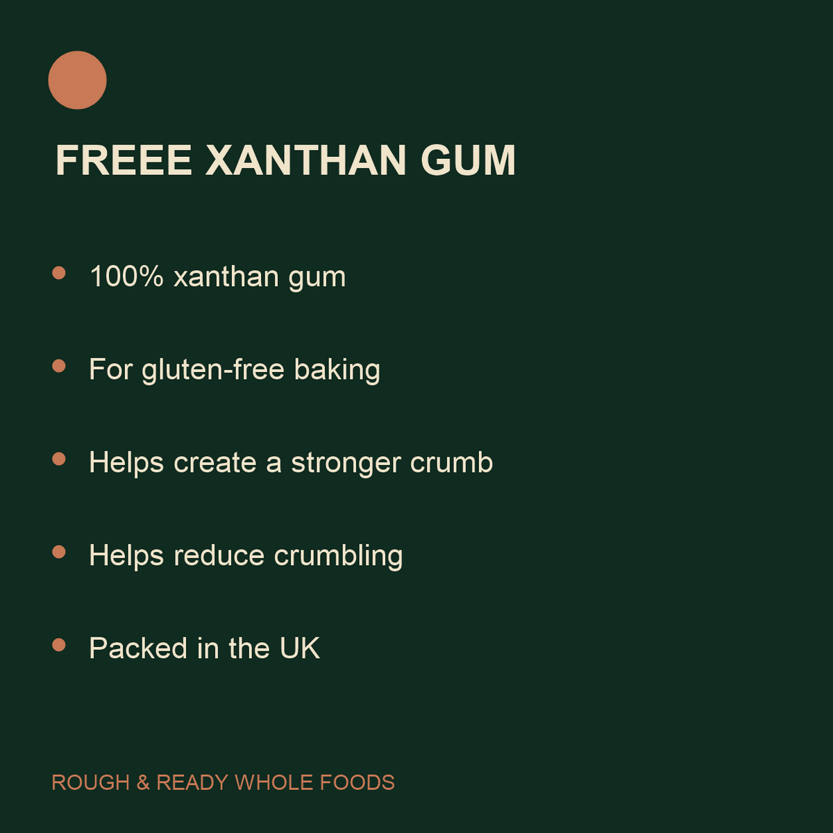 Freee Xanthan Gum product facts