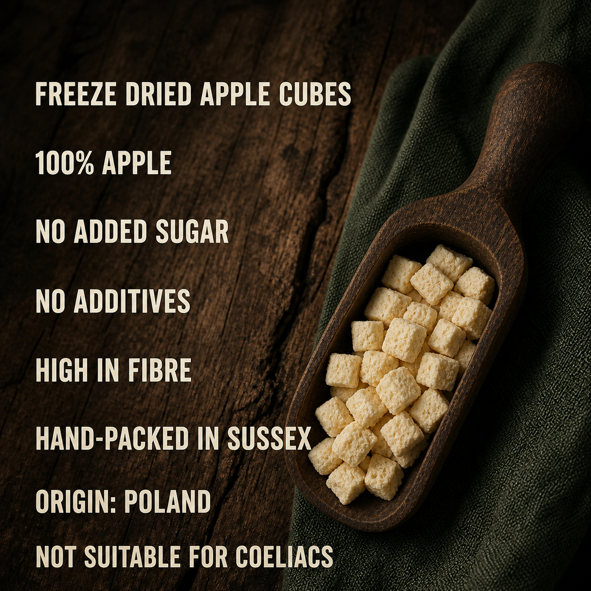 Freeze Dried Apple Cubes — benefits