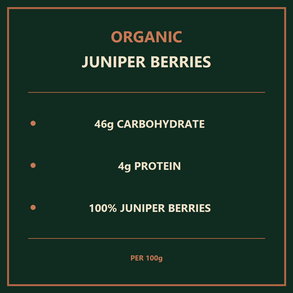 Infinity Foods Organic Juniper Berries — benefits