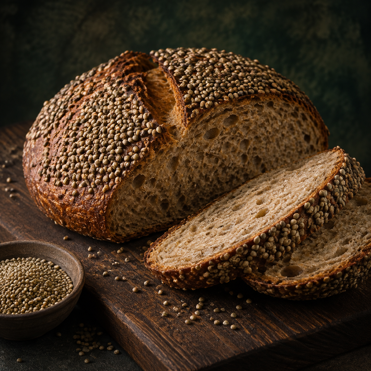 Organic whole hemp seeds recipe idea