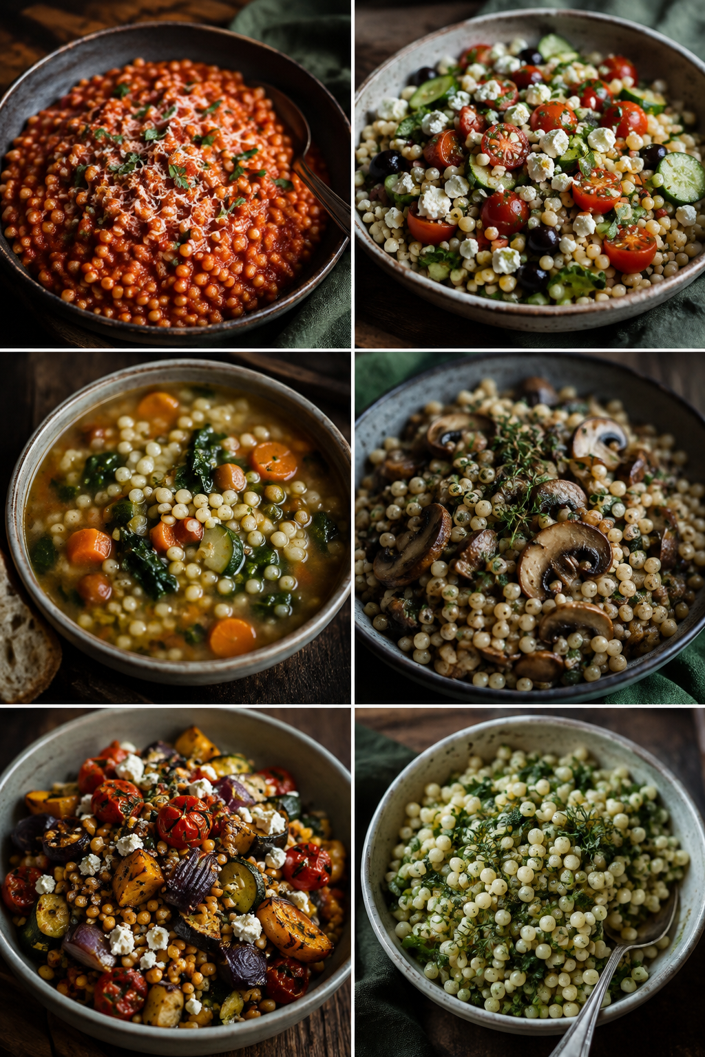 Infinity Organic Fregola (Giant Cous Cous) — six ways to enjoy
