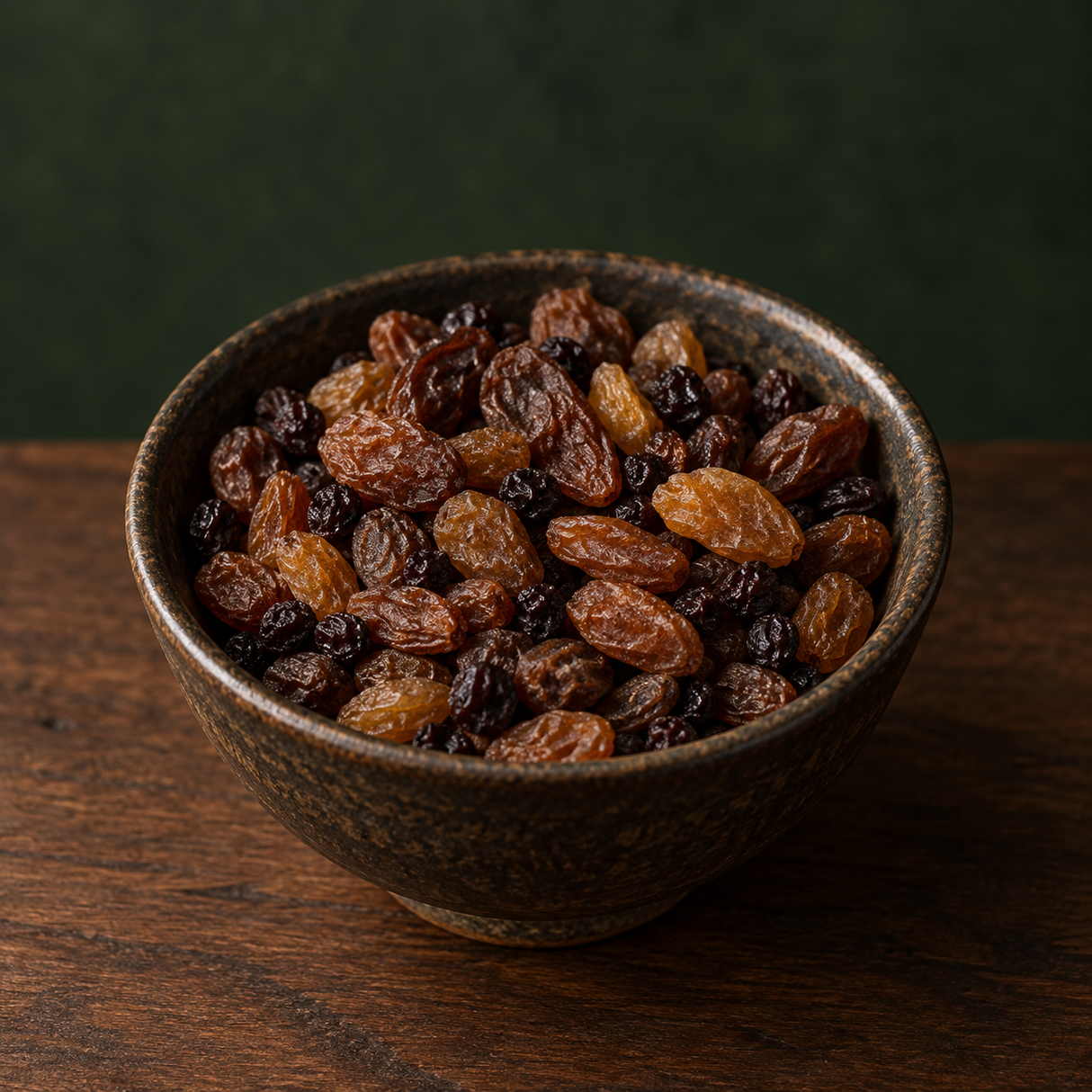 Infinity Organic Mixed Vine Fruit in a dark ceramic bowl