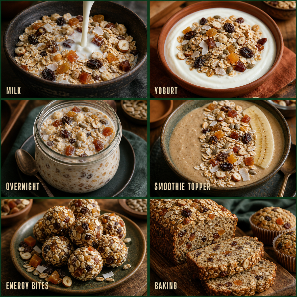 Six ways to enjoy Infinity Foods Organic Super Muesli